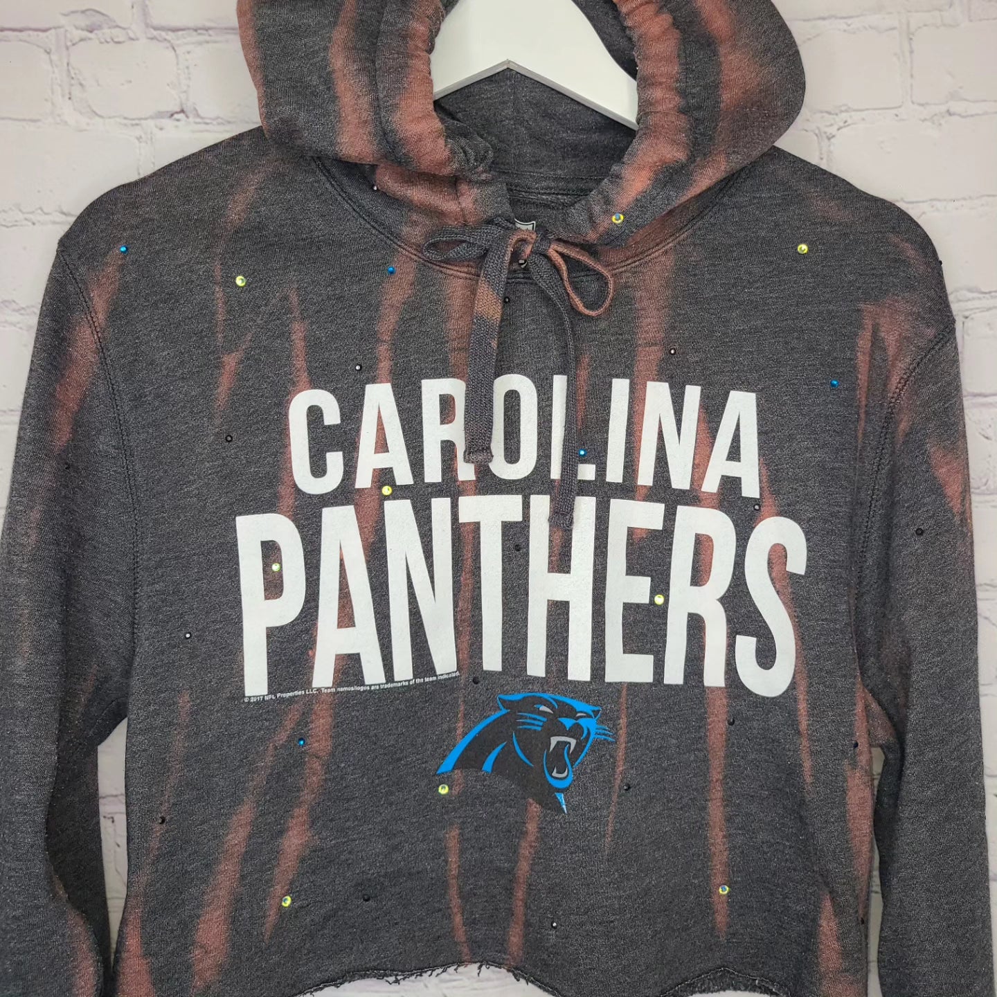 Carolina Panthers Crop Hoodie