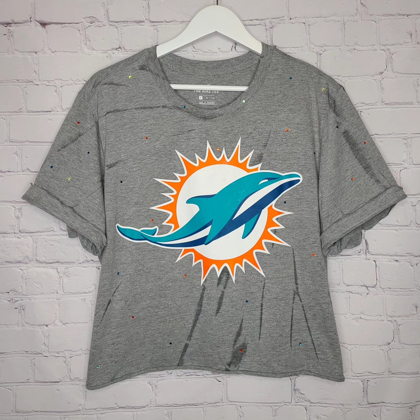 Miami Dolphins Crop Tee