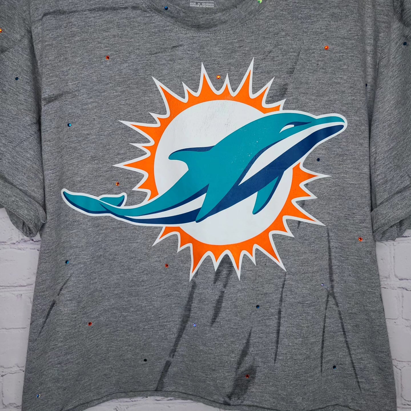 Miami Dolphins Crop Tee