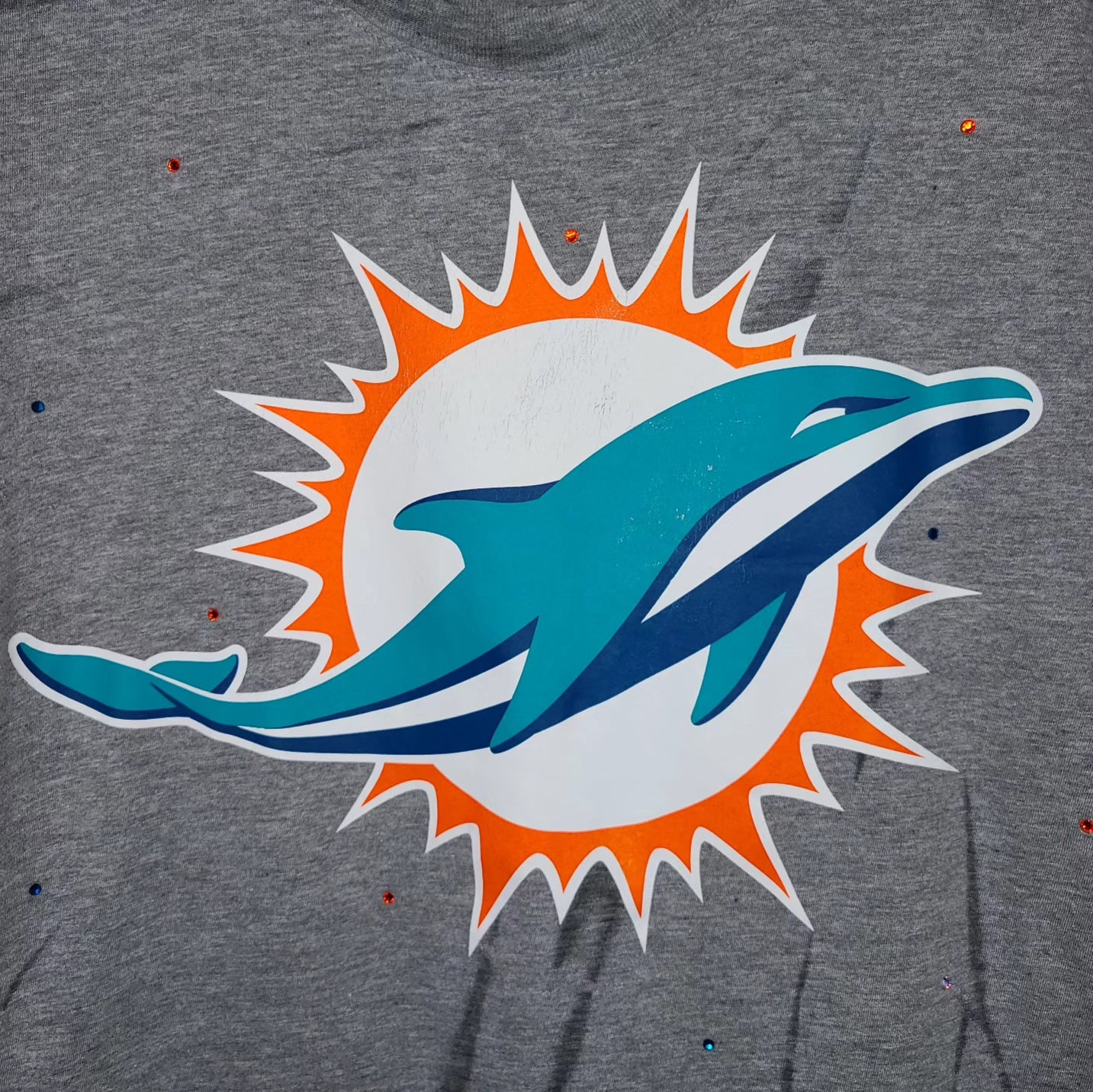 Miami Dolphins Crop Tee