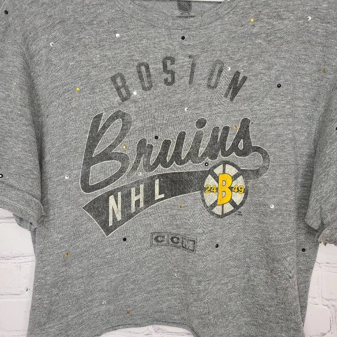 Boston Bruins Crop Tee