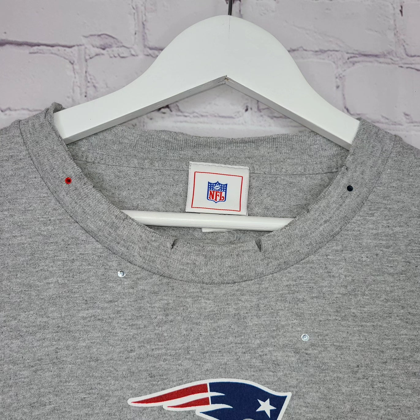 New England Patriots Crop Tee