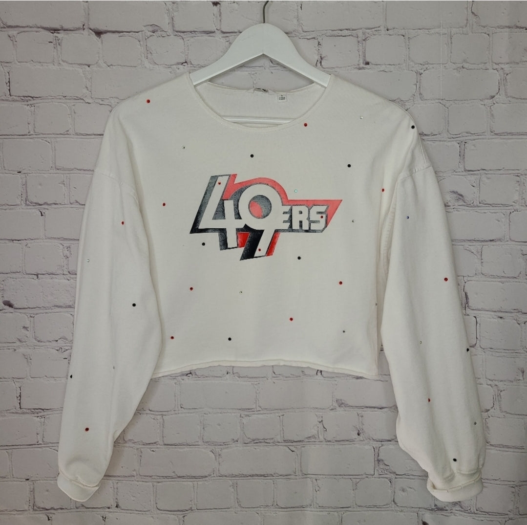 San Francisco 49ers Crop Sweatshirt