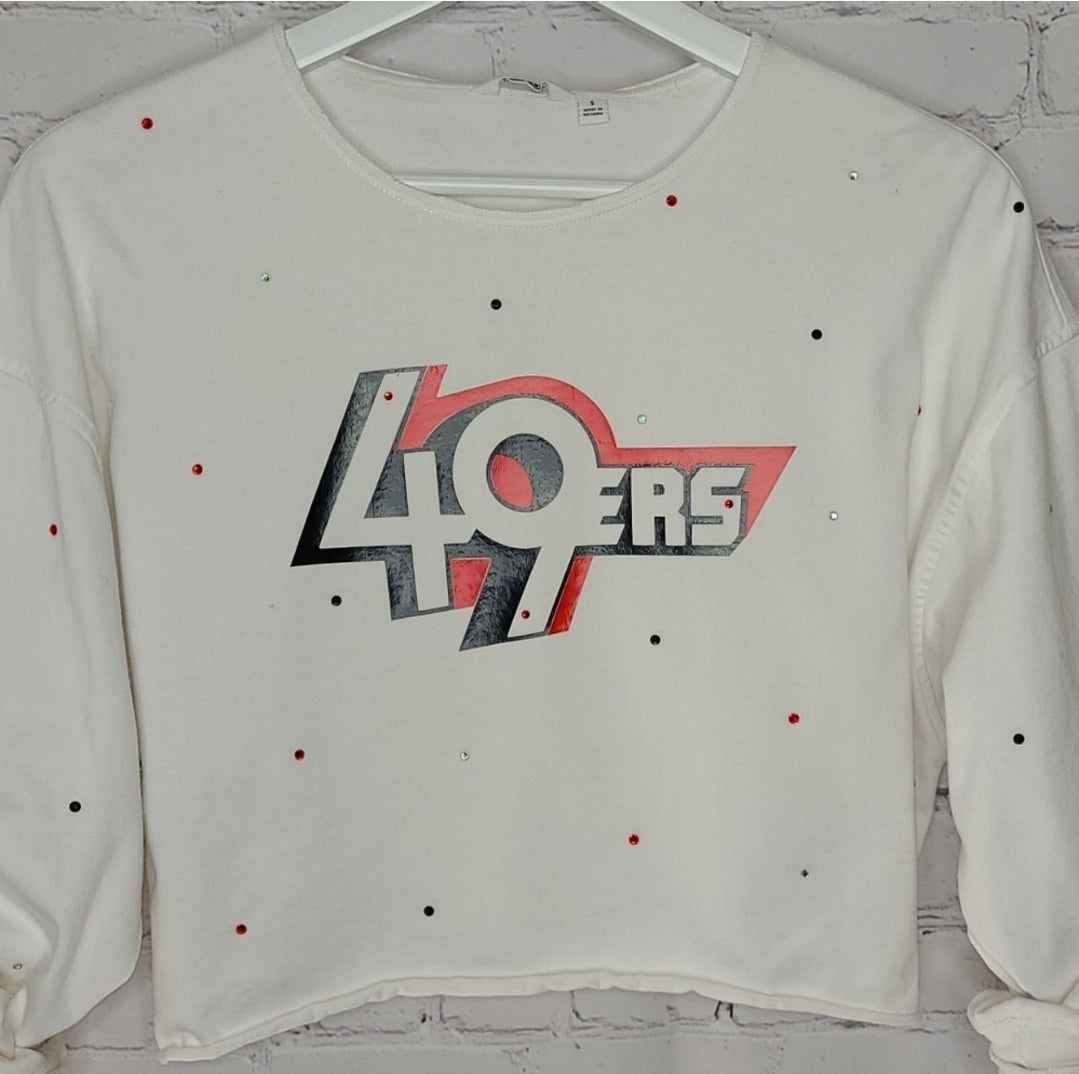 San Francisco 49ers Crop Sweatshirt