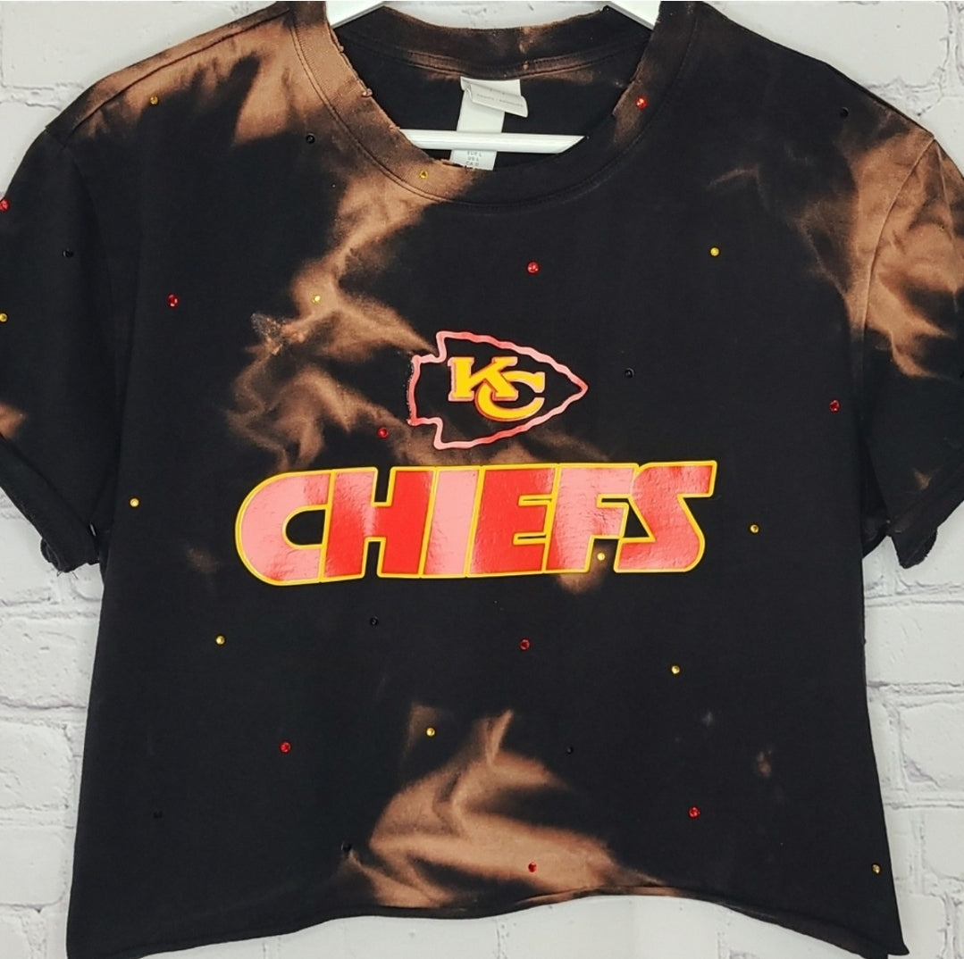 Kansas City Chiefs Crop Tee