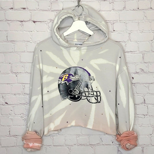 Baltimore Ravens Crop Hoodie