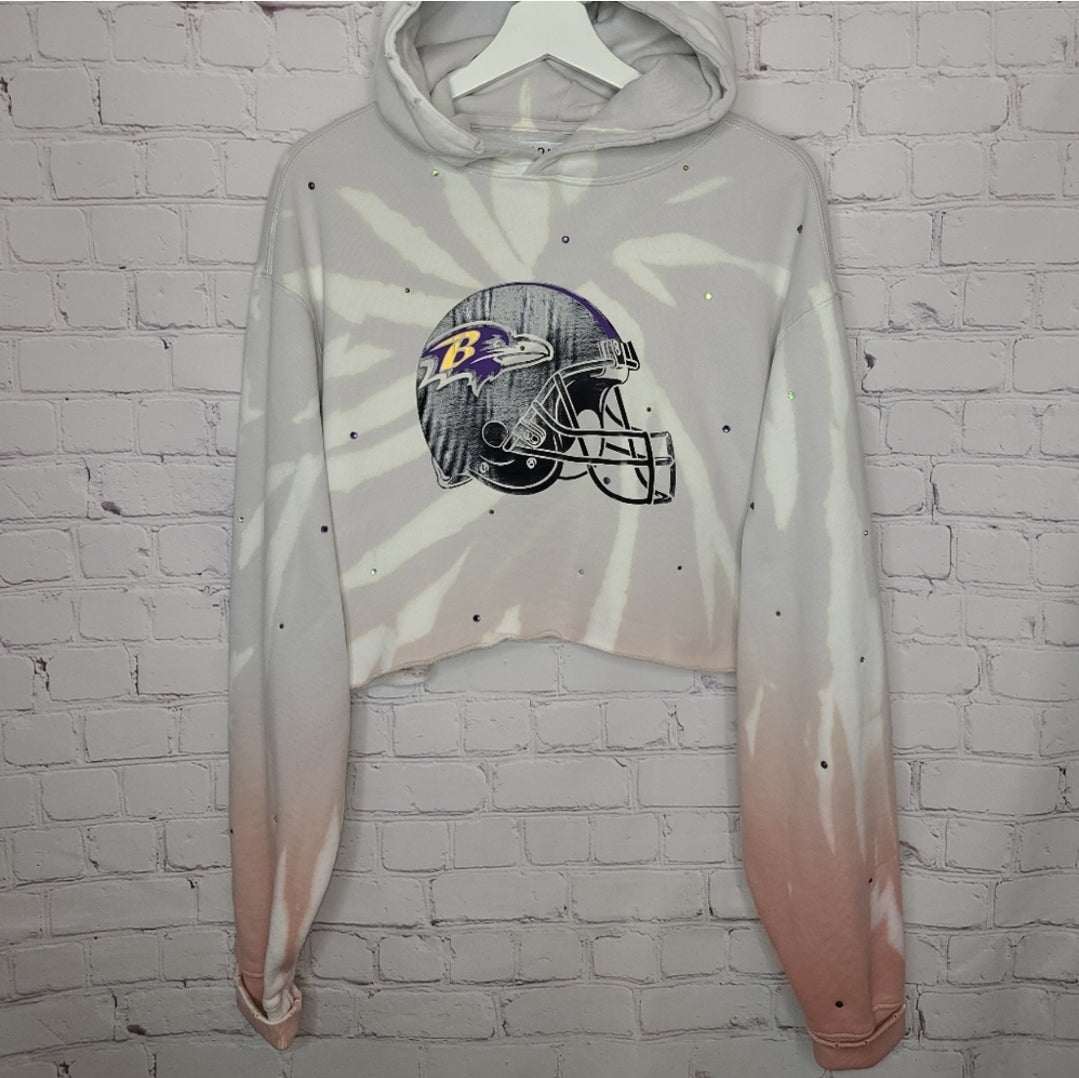 Baltimore Ravens Crop Hoodie