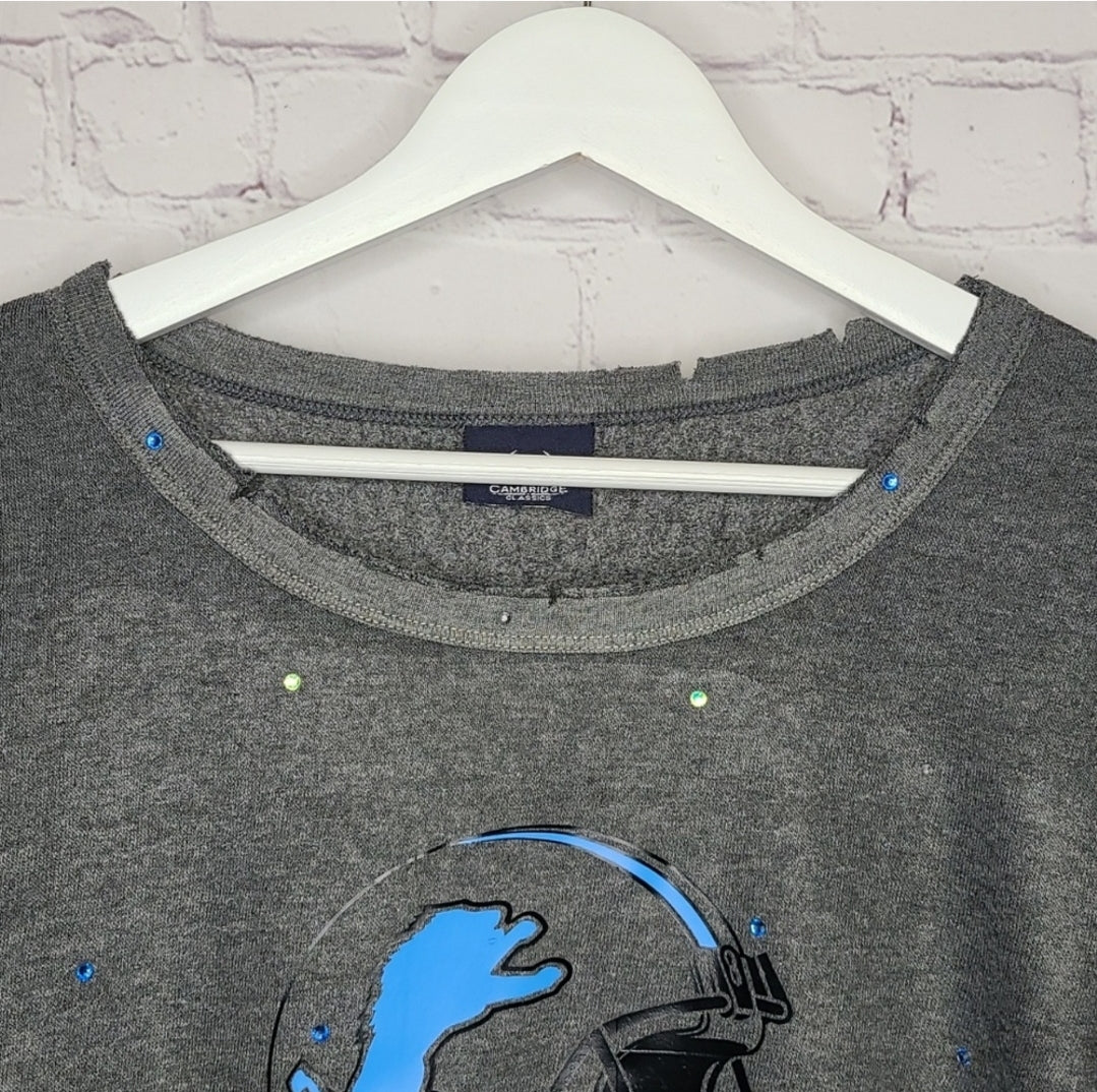 Detroit Lions Crop Tee