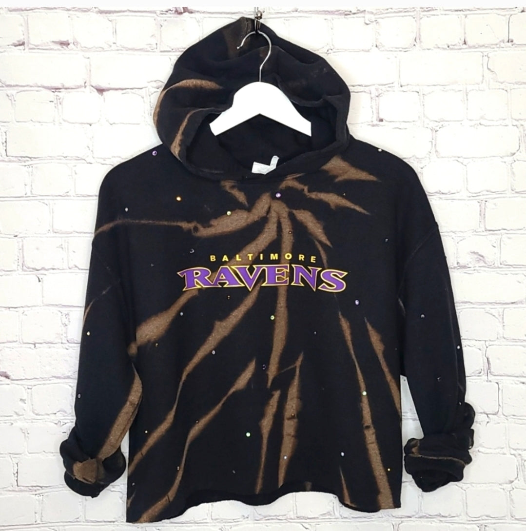 Baltimore Ravens Crop Hoodie