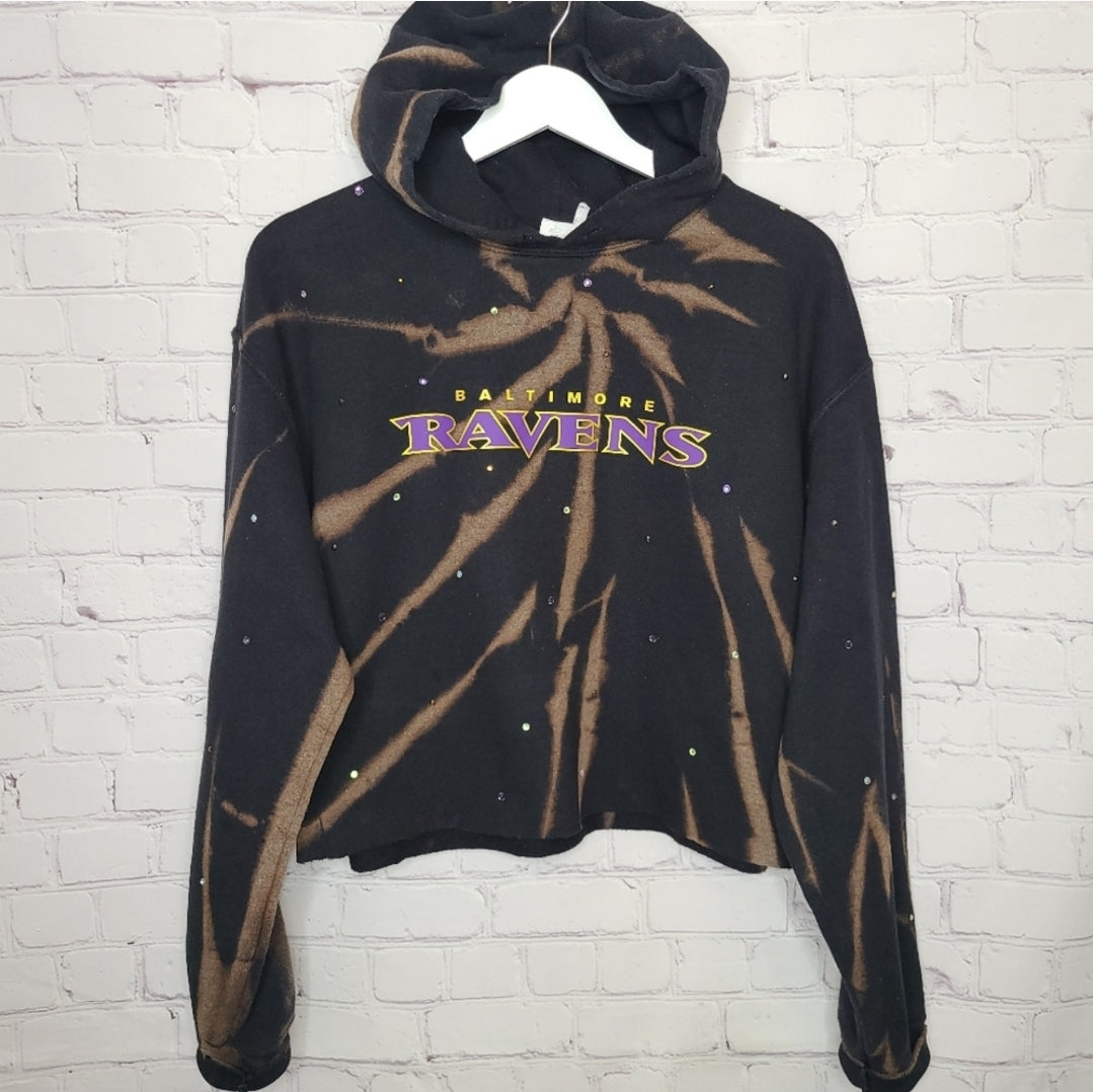 Baltimore Ravens Crop Hoodie