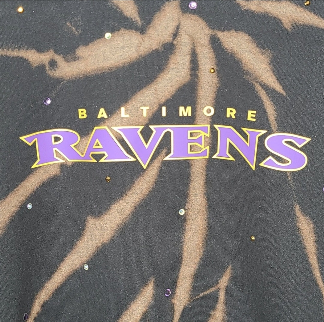 Baltimore Ravens Crop Hoodie