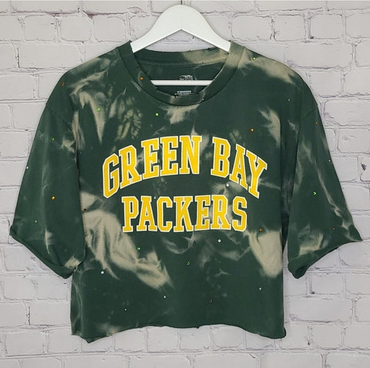 Green Bay Packers Crop Tee