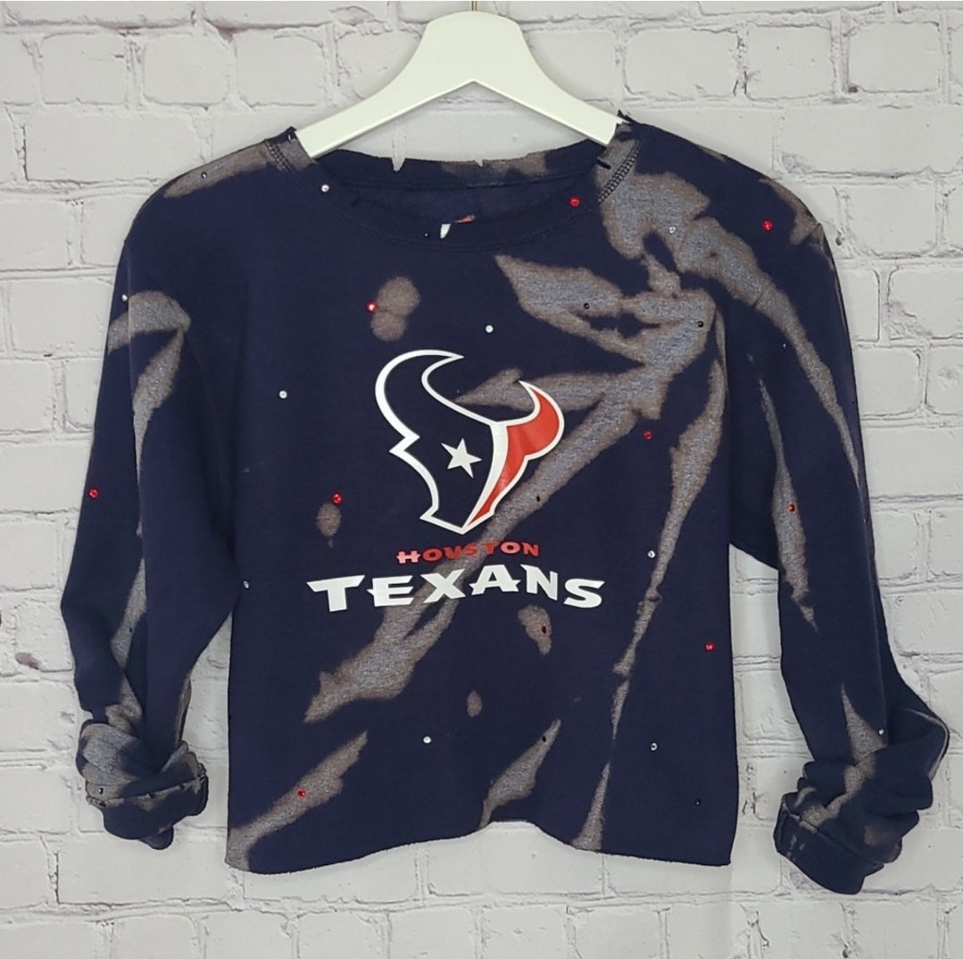 Houston Texans Crop Sweatshirt