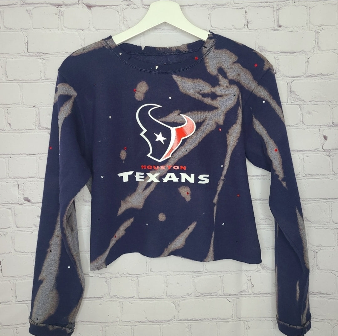 Houston Texans Crop Sweatshirt