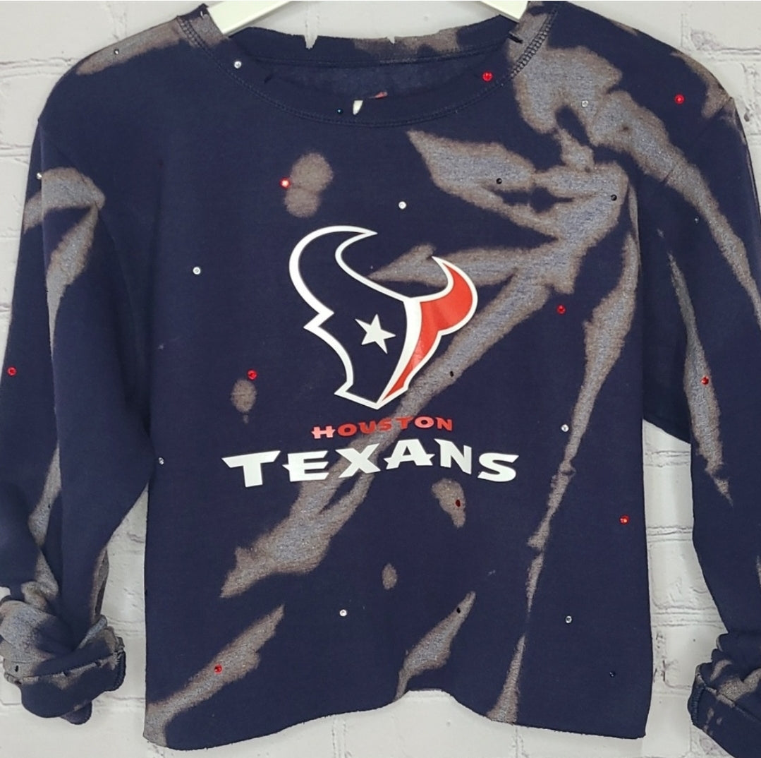 Houston Texans Crop Sweatshirt