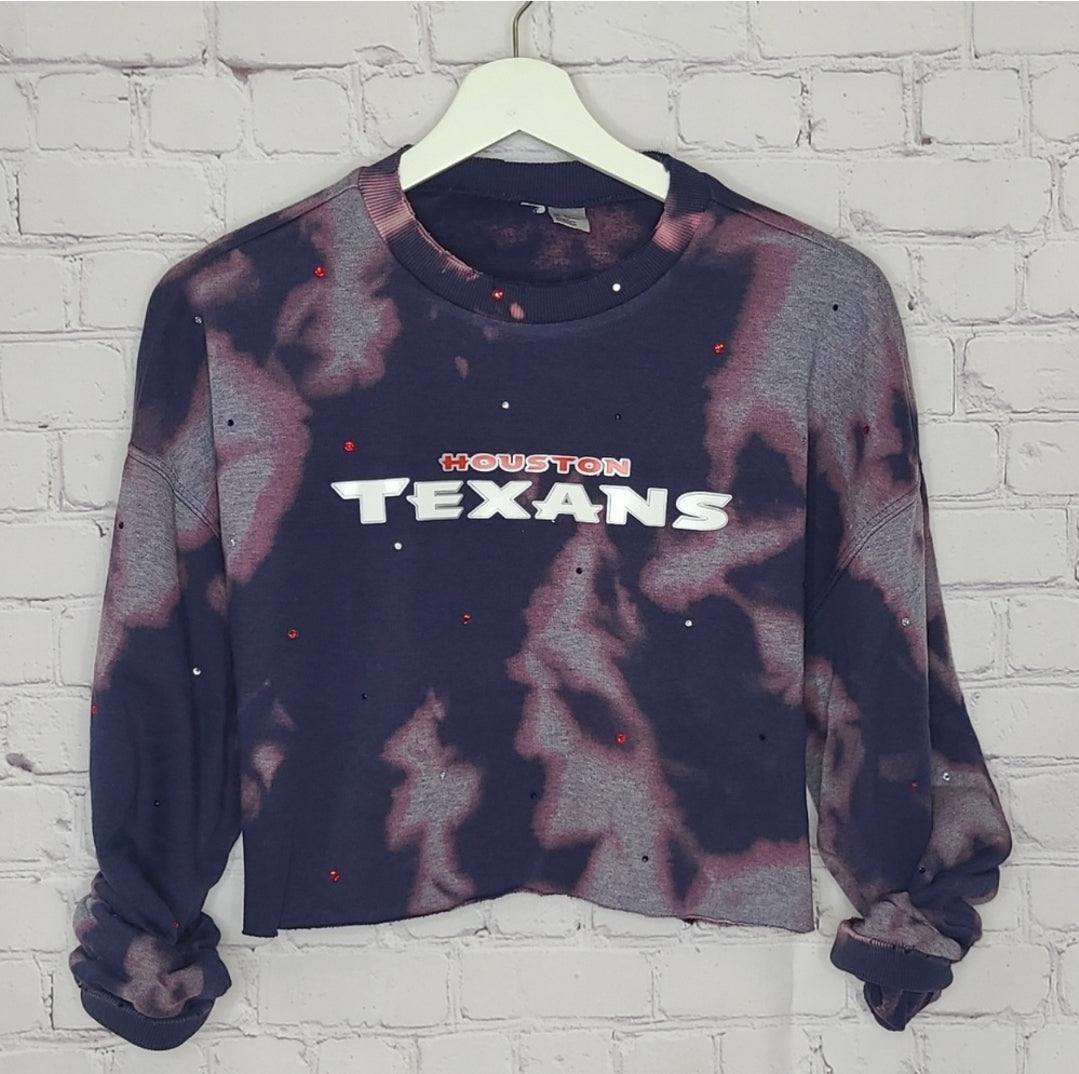 Houston Texans Crop Sweatshirt