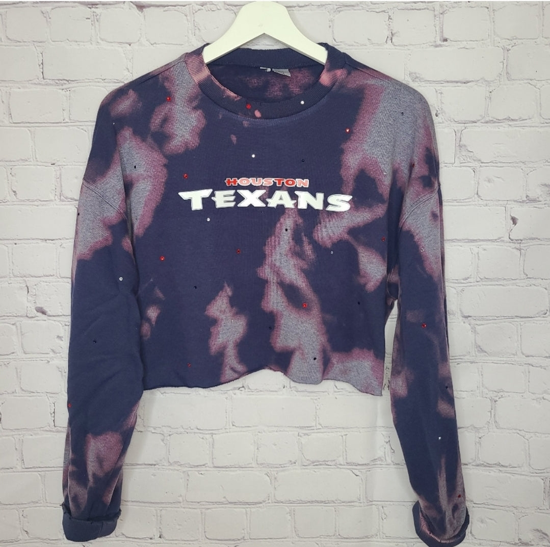 Houston Texans Crop Sweatshirt