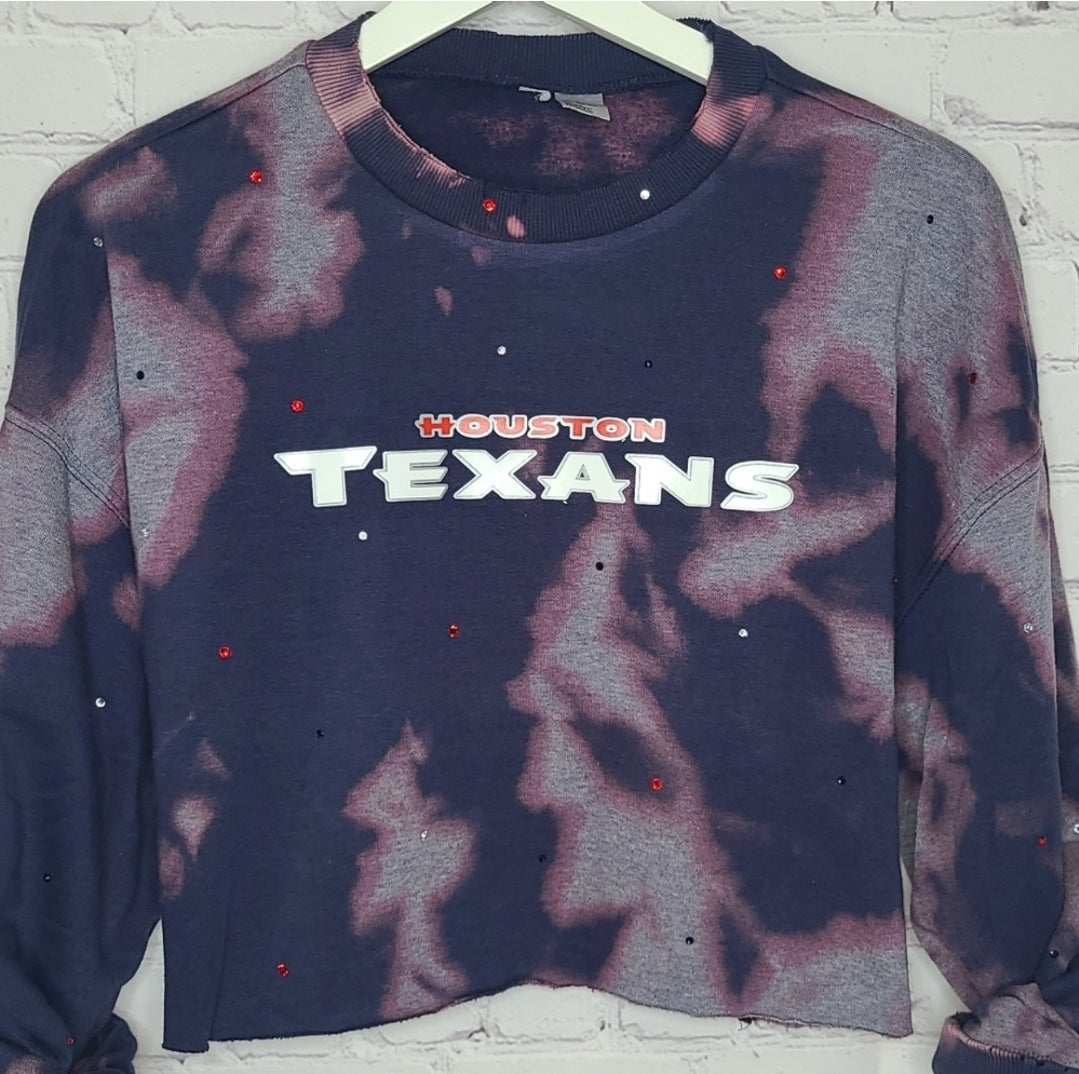 Houston Texans Crop Sweatshirt