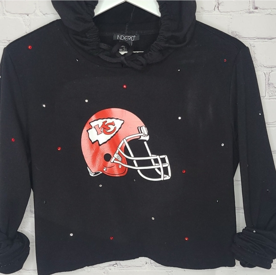 Kansas City Chiefs Crop Hoodie