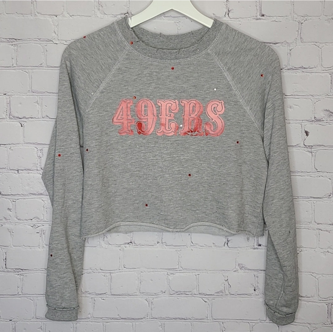 San Francisco 49ers Crop Sweatshirt