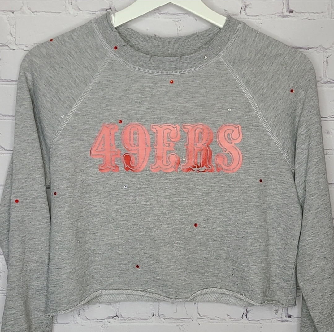 San Francisco 49ers Crop Sweatshirt