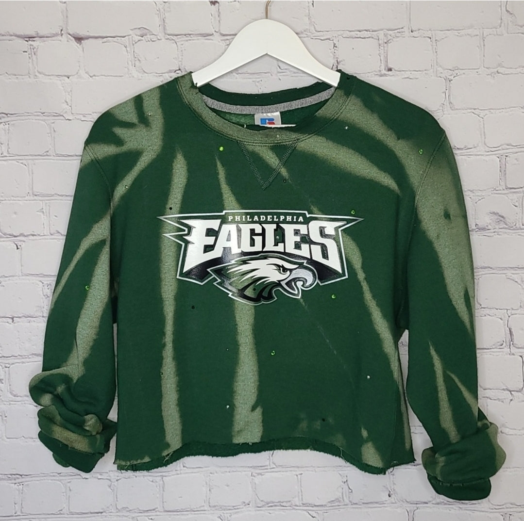 Philadelphia Eagles Crop Sweatshirt