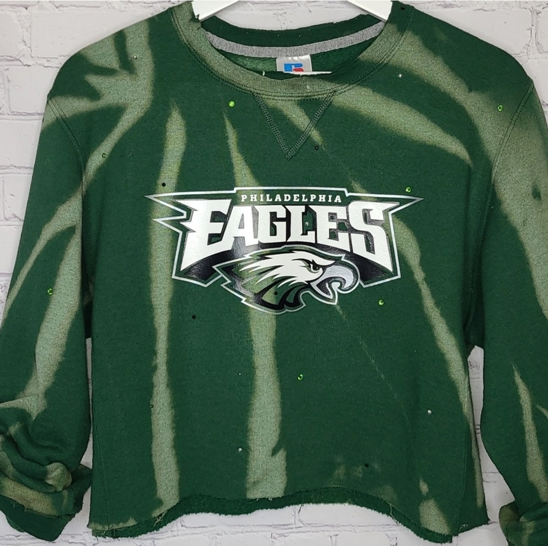 Philadelphia Eagles Crop Sweatshirt