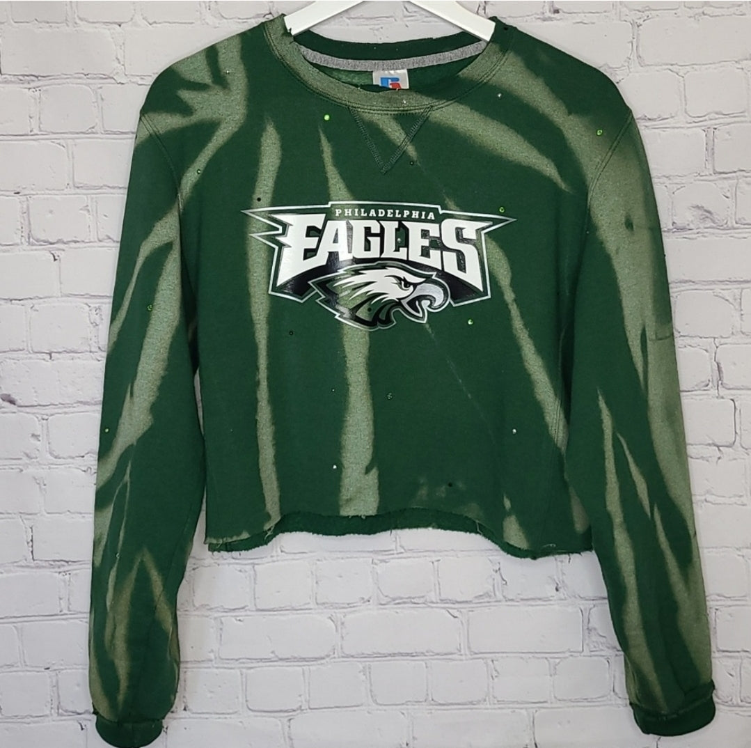 Philadelphia Eagles Crop Sweatshirt