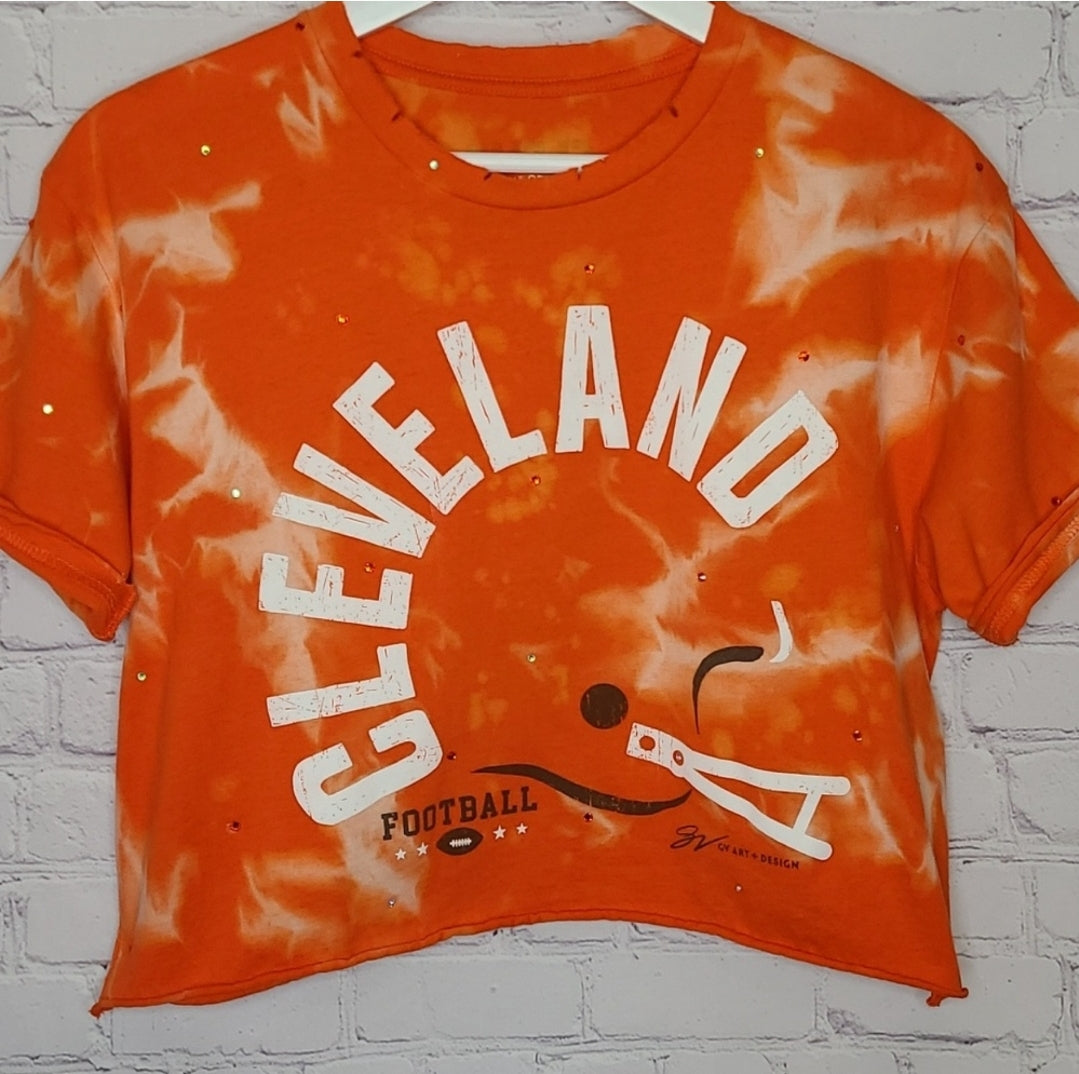 Cleveland Browns Crop Tee