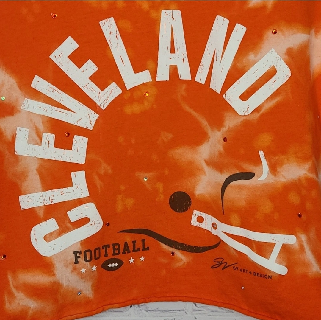 Cleveland Browns Crop Tee