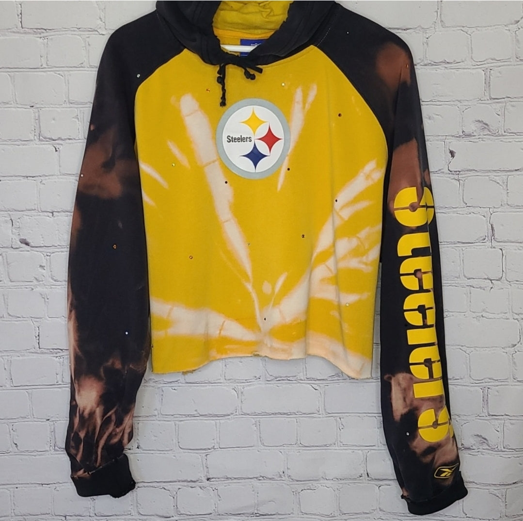 Pittsburgh Steelers Crop Hoodie