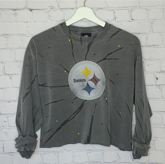 Pittsburgh Steelers Crop Tee