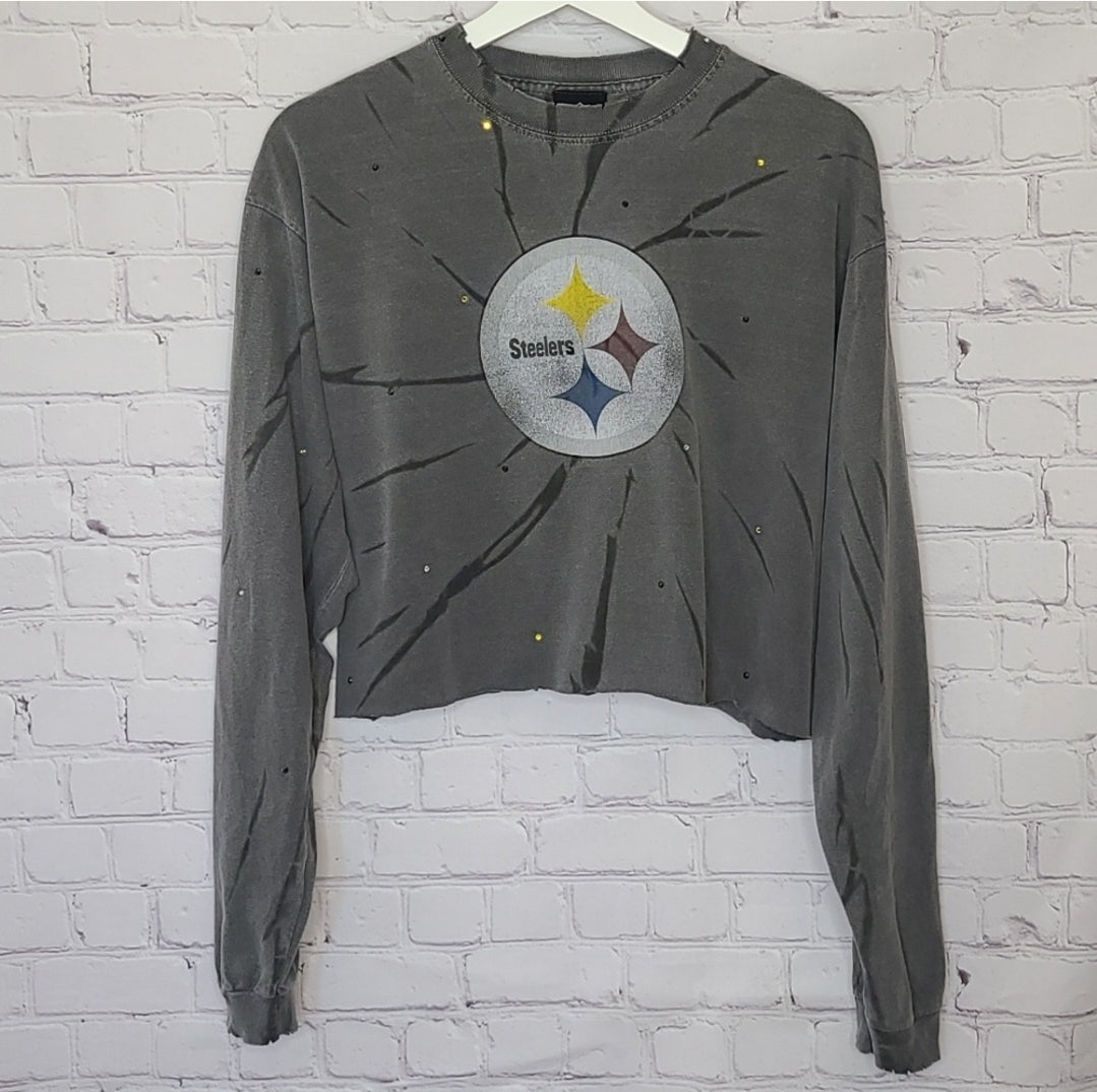 Pittsburgh Steelers Crop Tee