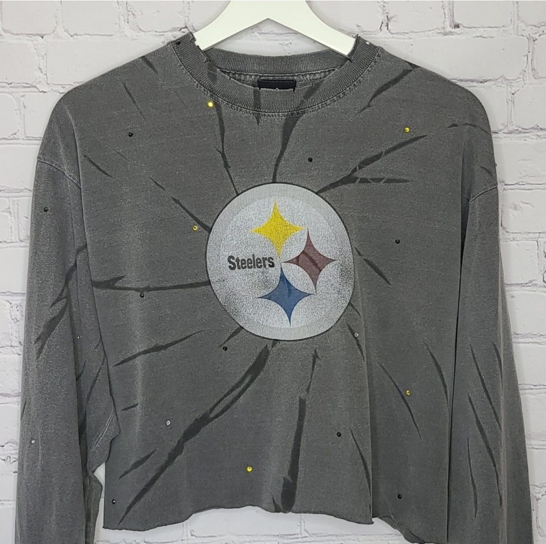 Pittsburgh Steelers Crop Tee