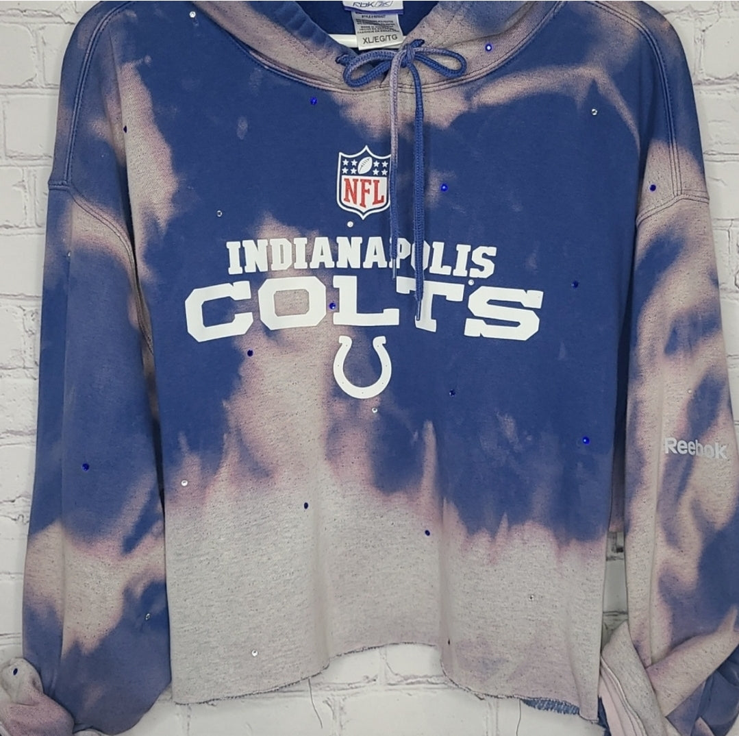 Indianapolis Colts Crop Hoodie