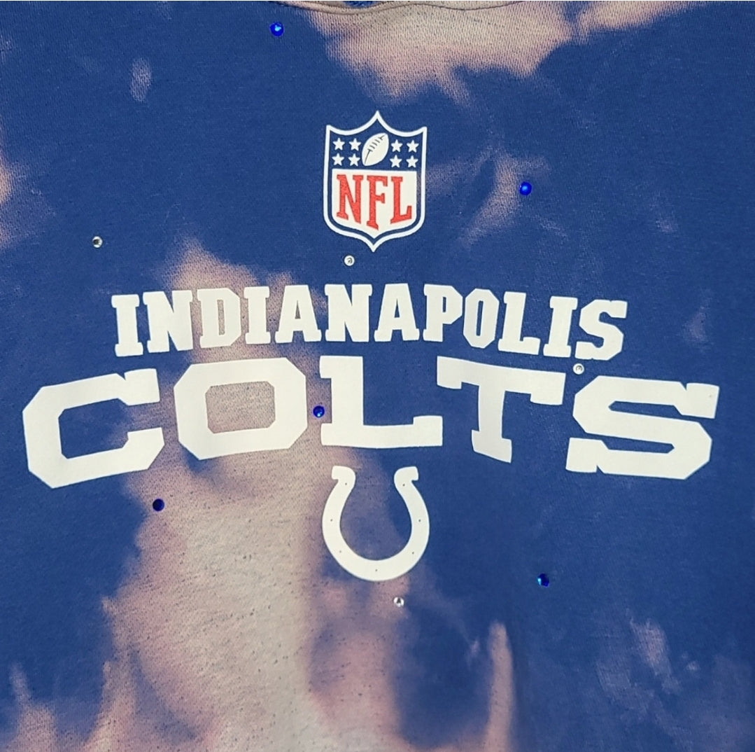 Indianapolis Colts Crop Hoodie