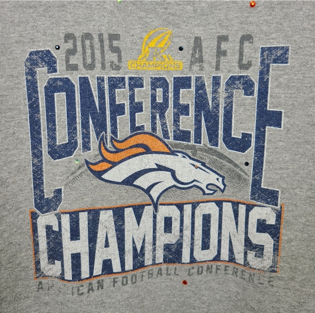 Denver Broncos Crop Tee