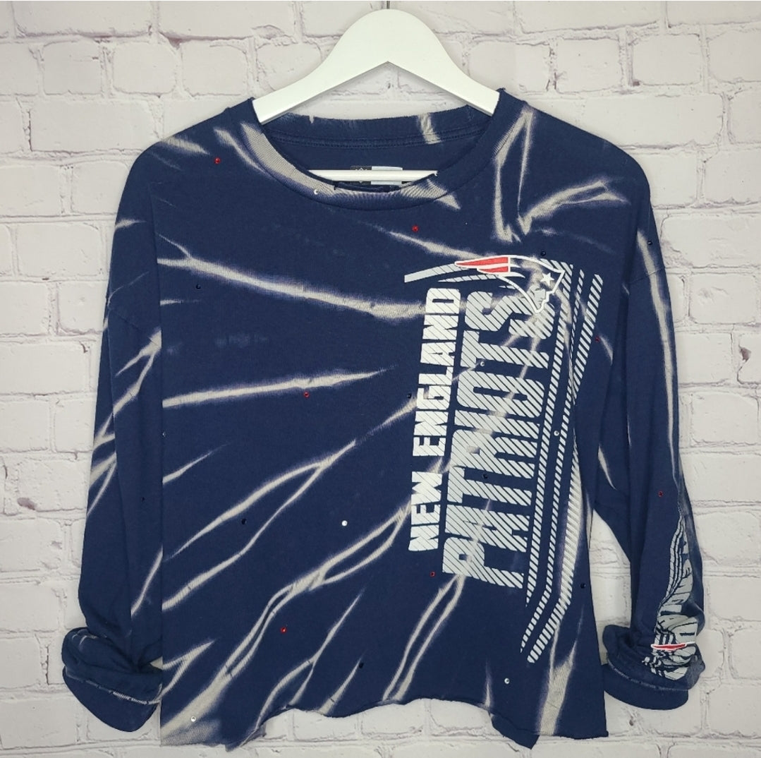 New England Patriots Crop Tee