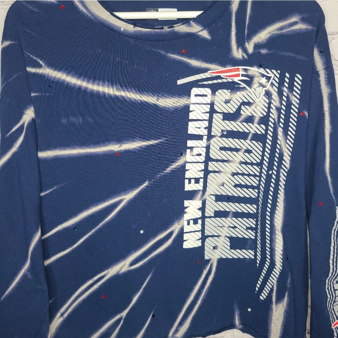 New England Patriots Crop Tee