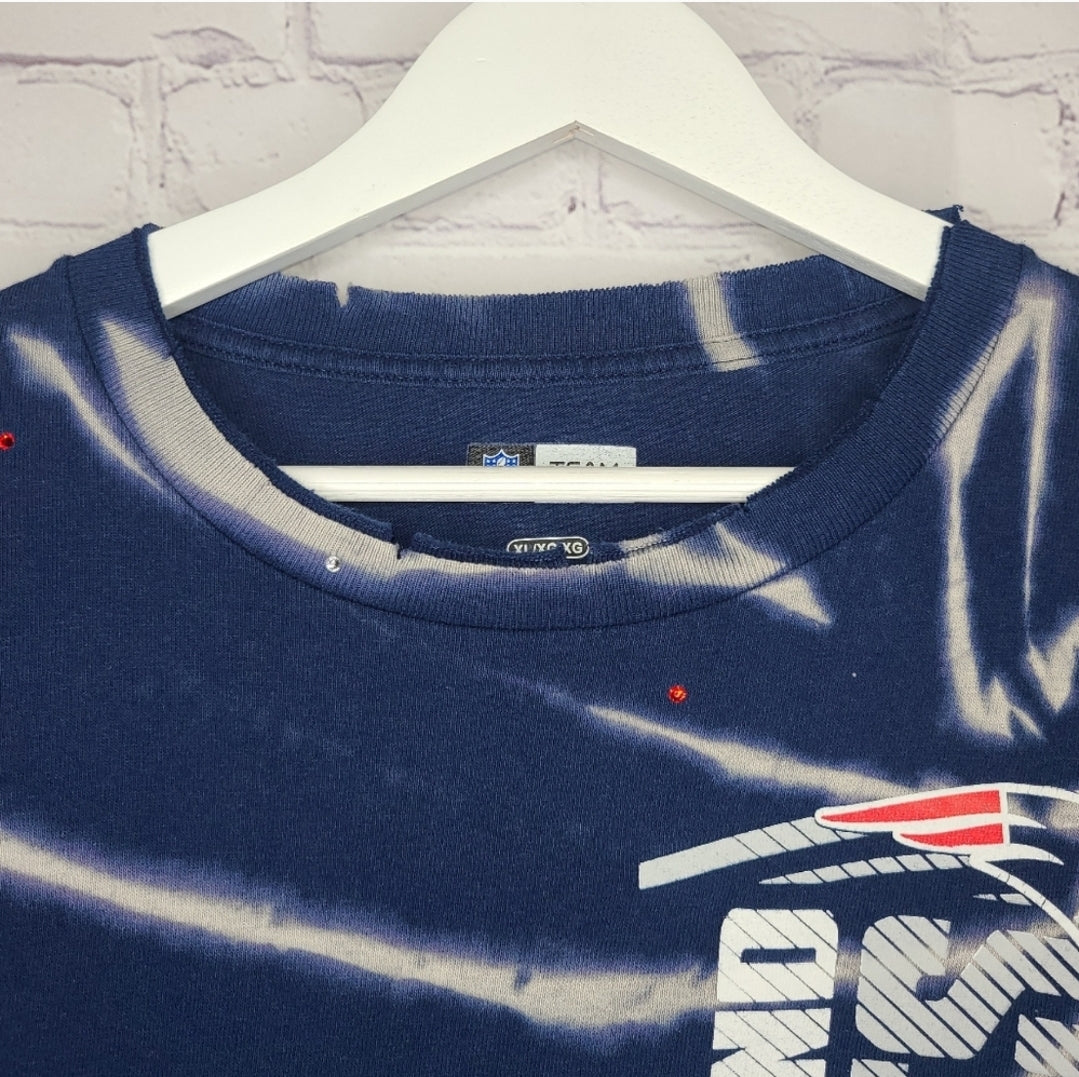 New England Patriots Crop Tee