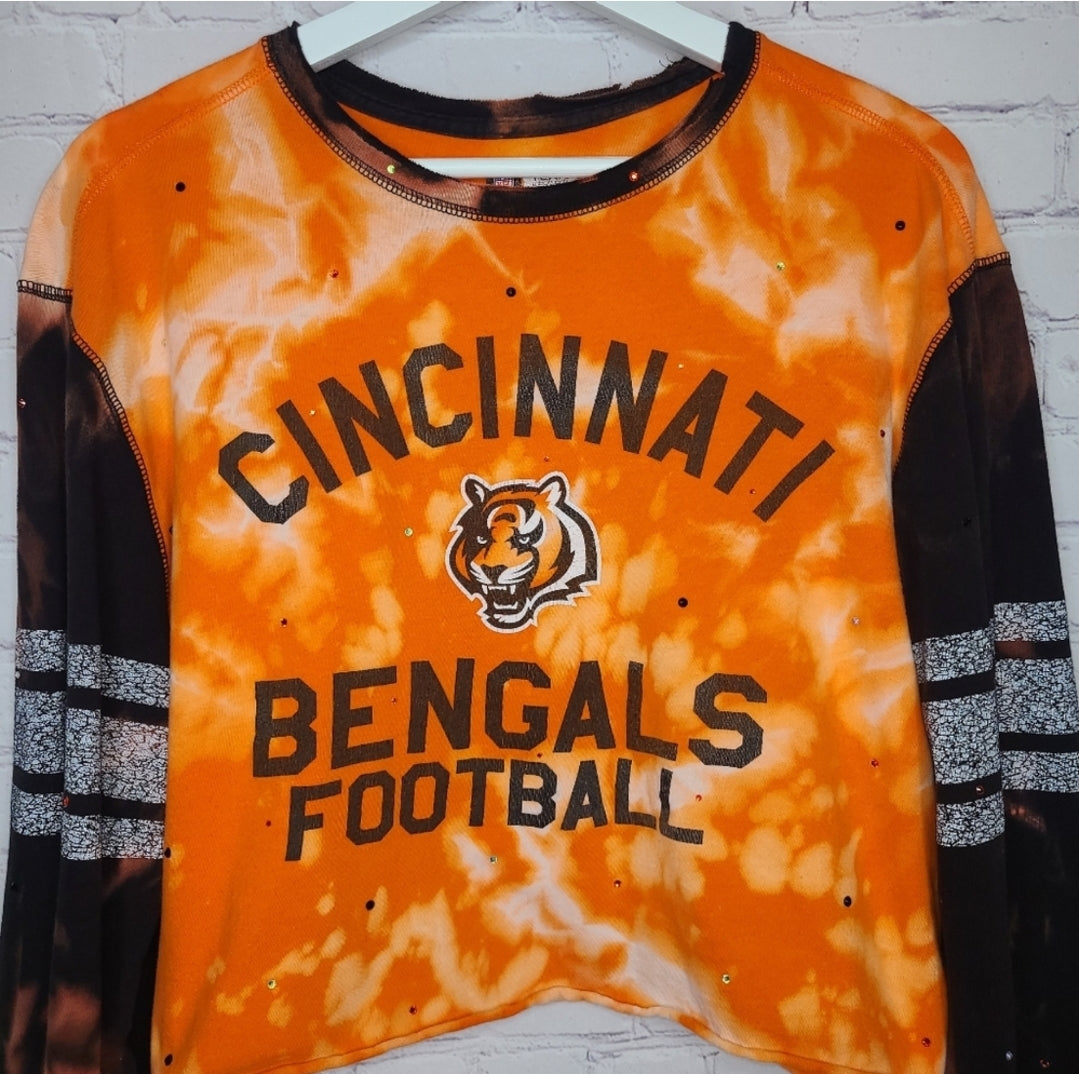 Cincinnati Bengals Crop Tee