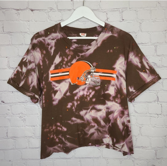 Cleveland Browns Crop Tee