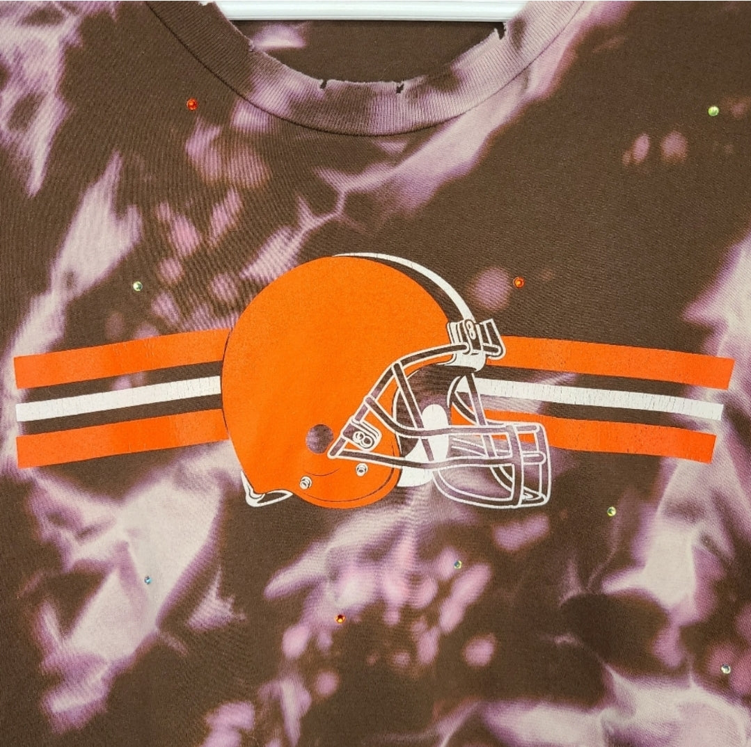 Cleveland Browns Crop Tee