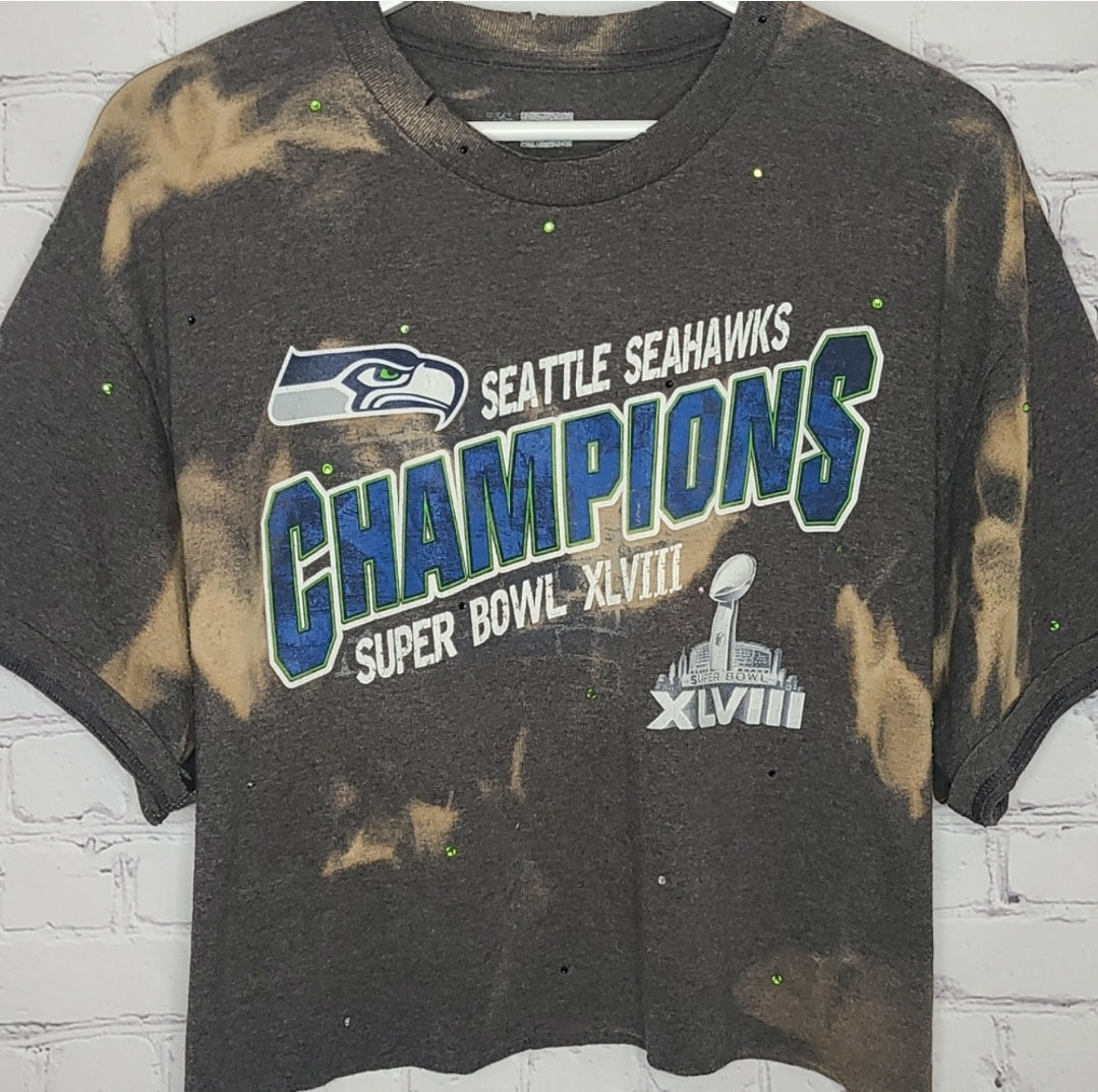 Seattle Seahawks Crop Tee