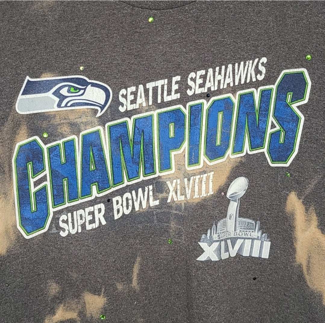 Seattle Seahawks Crop Tee