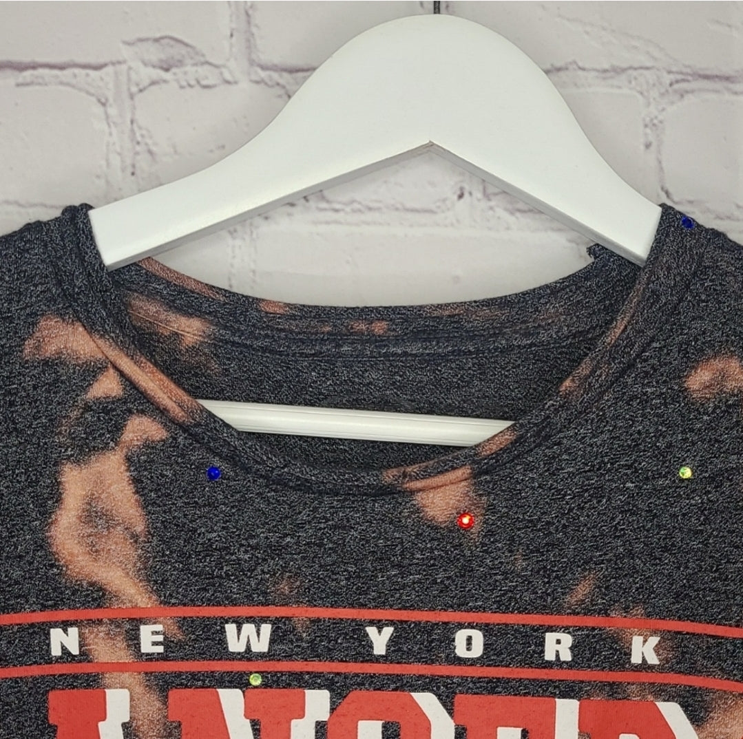 New York Rangers Crop Tee