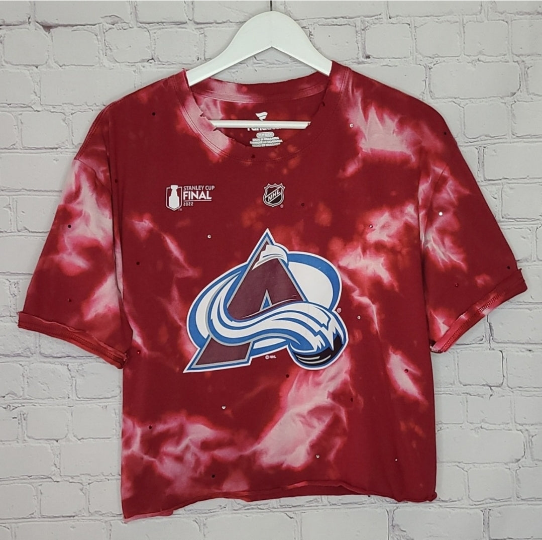 Colorado Avalanche Crop Tee