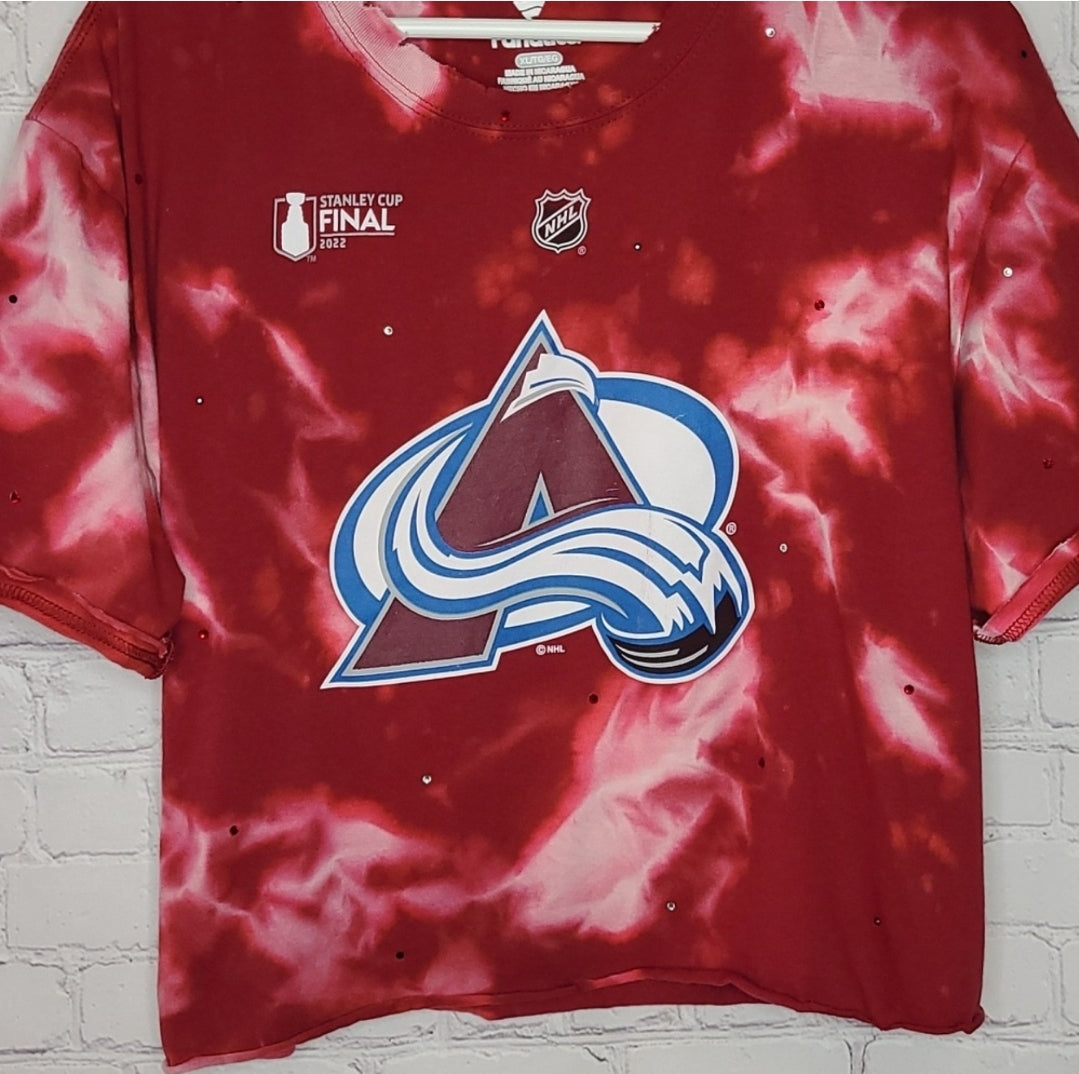 Colorado Avalanche Crop Tee