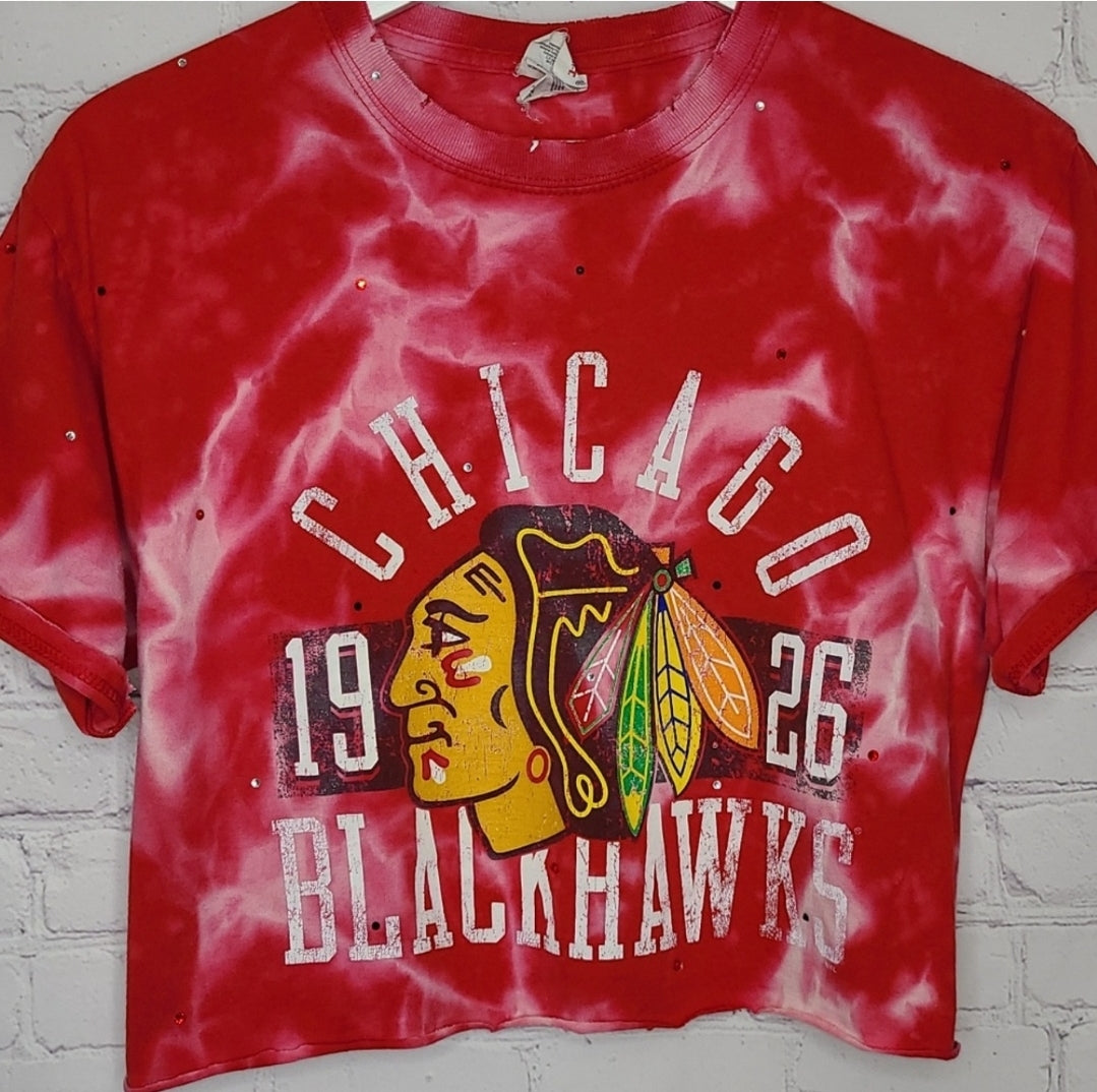 Chicago Blackhawks Crop Tee