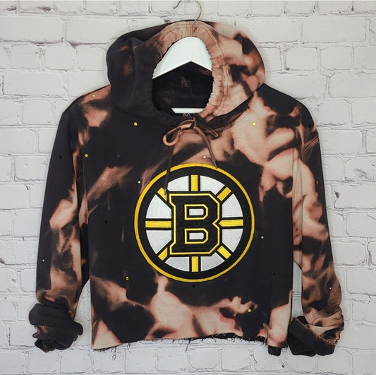 Boston Bruins Crop Hoodie